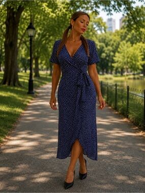 blue express dress Blue Express Polka Dot Dress for Sale up to 90% Off: Poshmark
